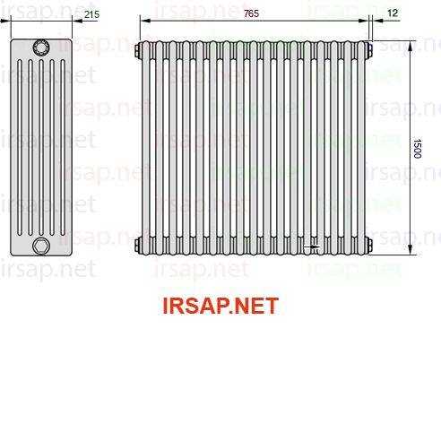 Радиатор IRSAP Tesi 61500/17 T14 CL 01